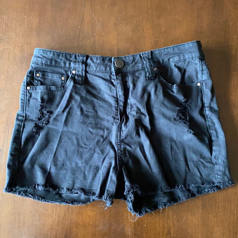 Dickies black jean shorts